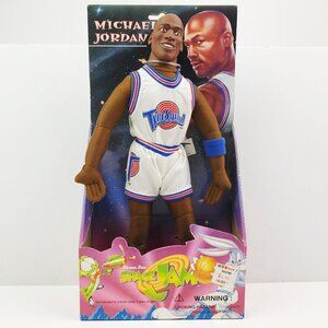Space Jam Michael Jordan Plush Doll Figure Vintage 1996 Play-by-Play 90s NIP